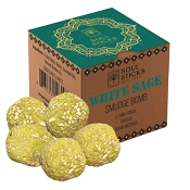 Soul Sticks White Sage Smudge Bomb Incense, 5 Pieces with Ceramic Burner